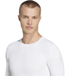 adidas Techfit Ondershirt Lange Mouwen Wit