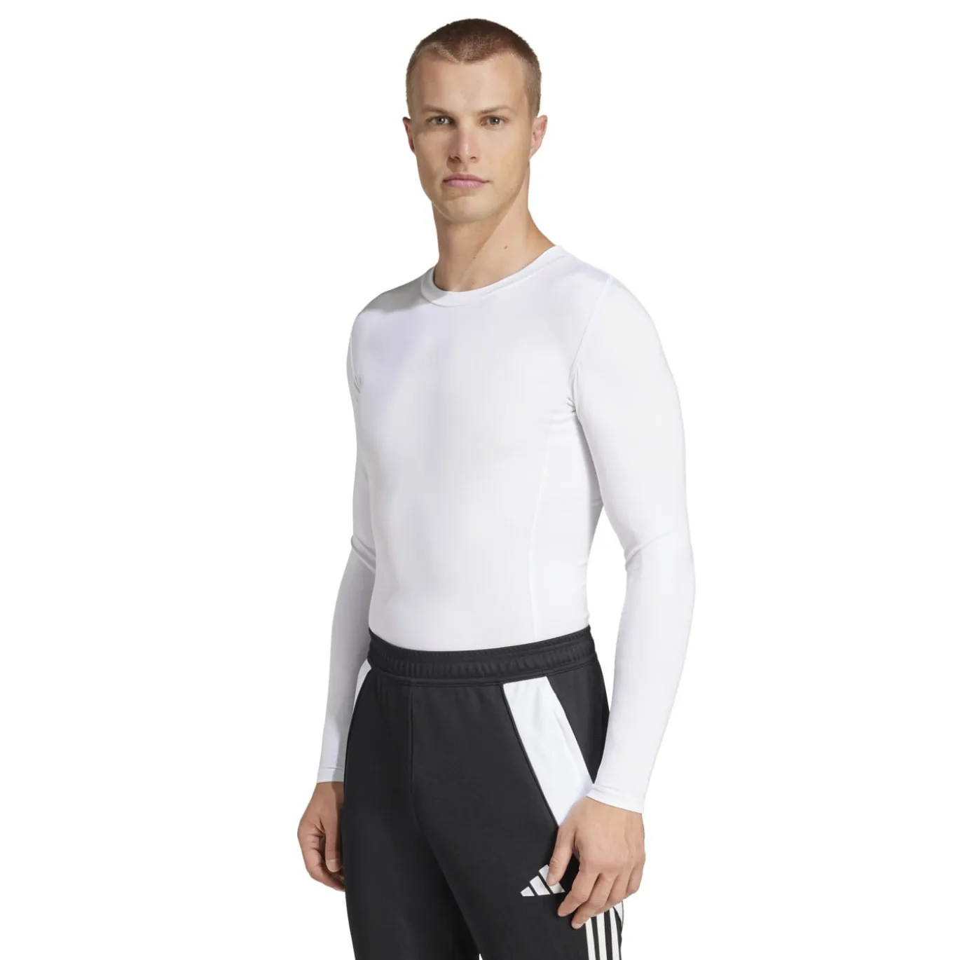 adidas Techfit Ondershirt Lange Mouwen Wit