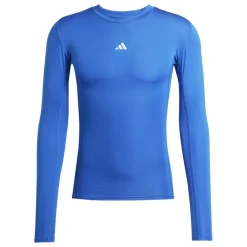 adidas TECHFIT Ondershirt Lange Mouwen Blauw