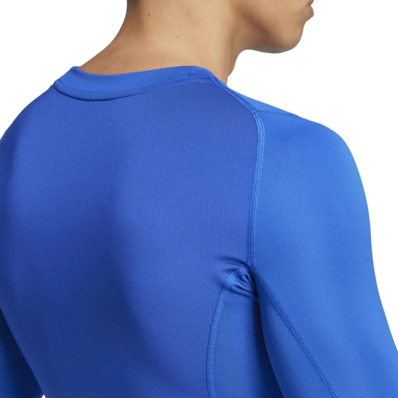 adidas TECHFIT Ondershirt Lange Mouwen Blauw