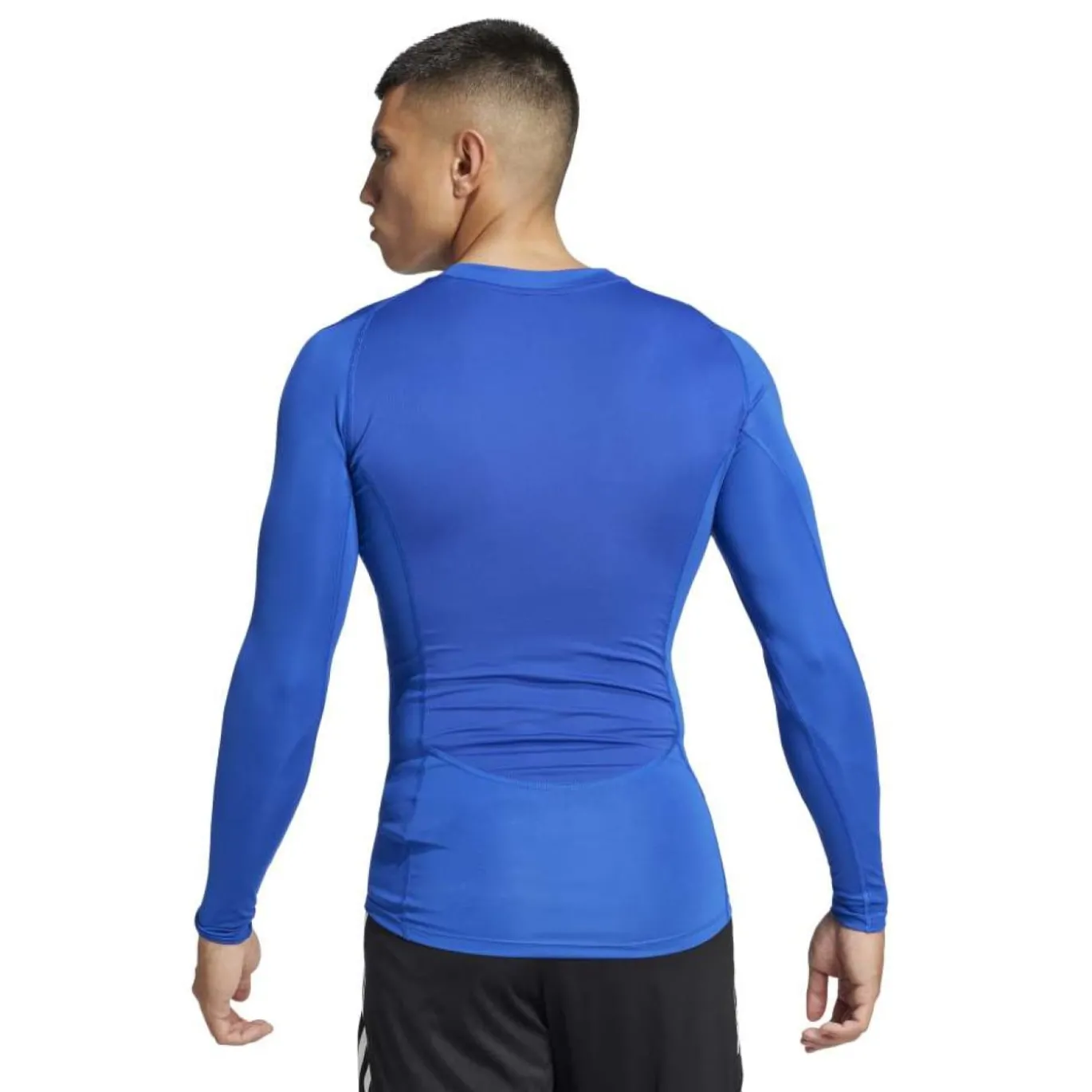 adidas TECHFIT Ondershirt Lange Mouwen Blauw