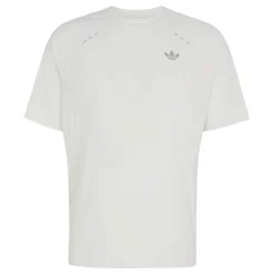 adidas Tech Trefoil Essential T-Shirt Lichtgrijs Zilver