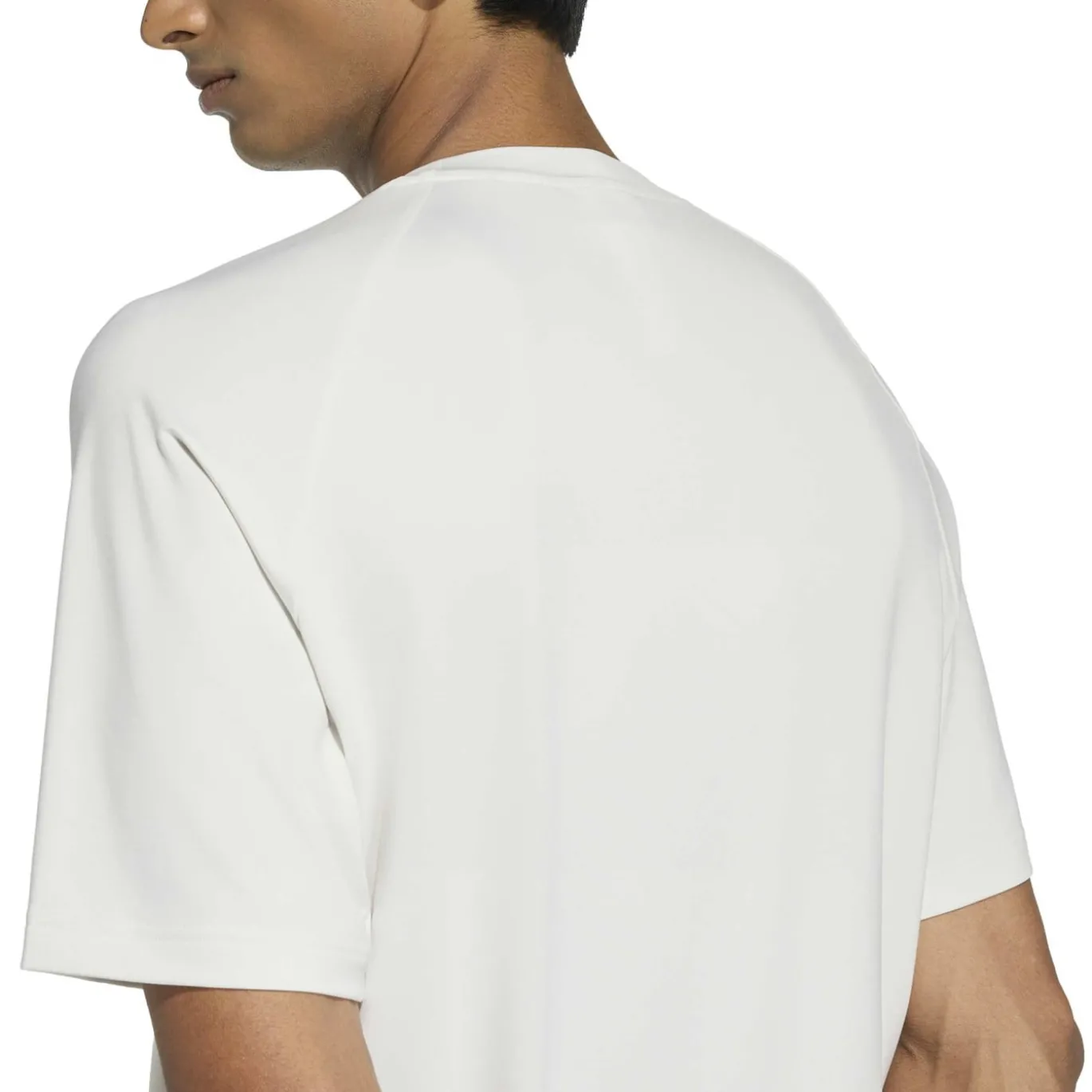 adidas Tech Trefoil Essential T-Shirt Lichtgrijs Zilver