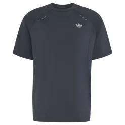 adidas Tech Trefoil Essential T-Shirt Donkergrijs Zilver