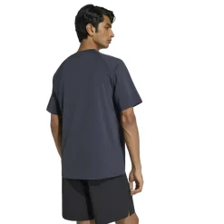 adidas Tech Trefoil Essential T-Shirt Donkergrijs Zilver