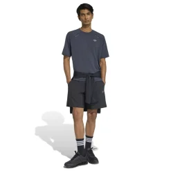 adidas Tech Trefoil Essential T-Shirt Donkergrijs Zilver