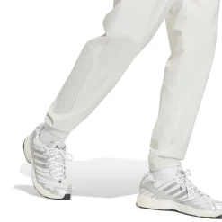 adidas Tech Trefoil Essential Woven Trainingsbroek Lichtgrijs Zilver