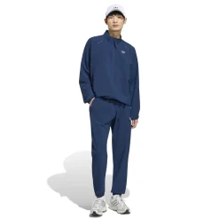 adidas Tech Trefoil Essential Woven Trainingsbroek Donkerblauw Zilver