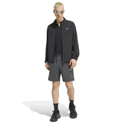 adidas Tech Trefoil Essential Woven Trainingsbroekje Donkergrijs Zilver