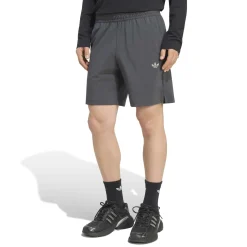 adidas Tech Trefoil Essential Woven Trainingsbroekje Donkergrijs Zilver