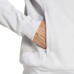 adidas Tiro 25 Casual Trainingspak Full-Zip Hooded Lichtgrijs Wit