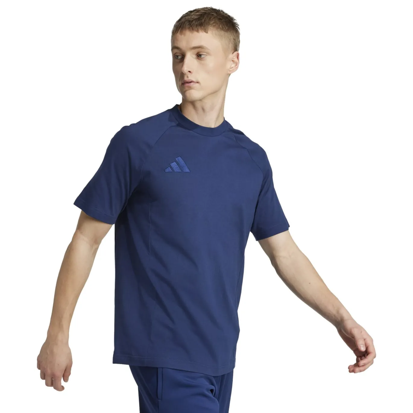 adidas Tiro 25 Casual T-Shirt Donkerblauw