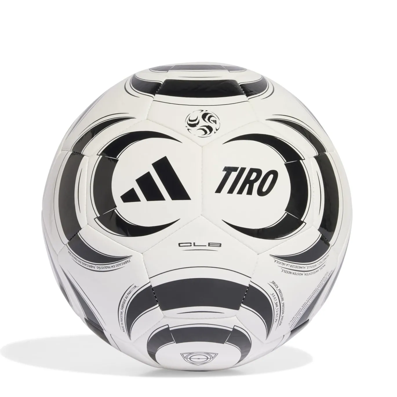 adidas Tiro Club Voetbal Maat 3-4-5 Wit Zwart