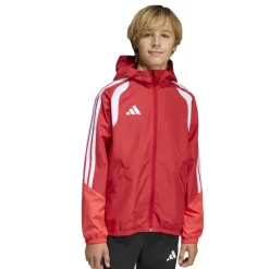 adidas Tiro 26 Competition Allweather Jack Kids Rood Wit