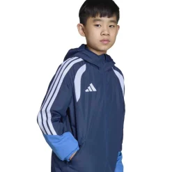 adidas Tiro 26 Competition Allweather Jack Kids Donkerblauw Blauw