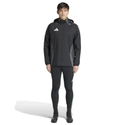adidas Tiro 24 Competition Allweather Jas Zwart Donkergrijs