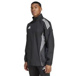 adidas Tiro 25 Competition Allweather Jack Zwart Grijs