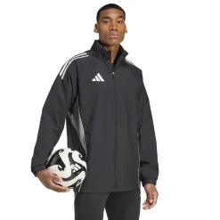 adidas Tiro 25 Competition Allweather Jack Zwart Grijs