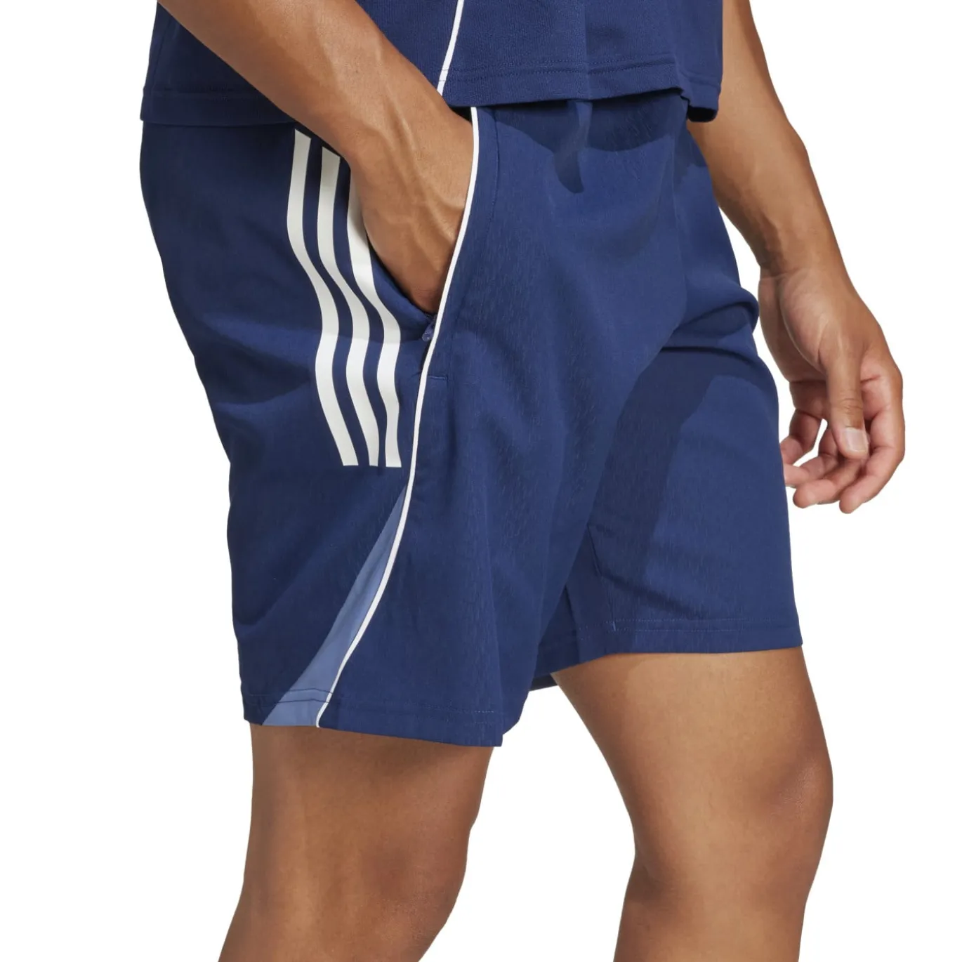 adidas Tiro 25 Competition Downtime Broekje Donkerblauw Lichtblauw