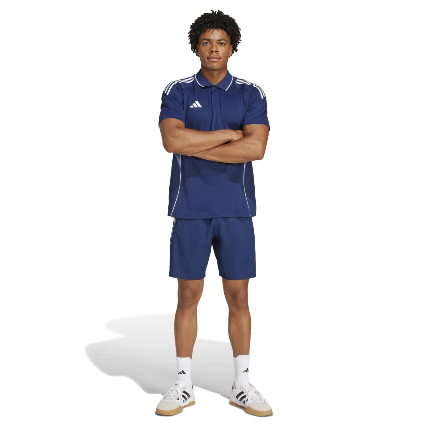 adidas Tiro 25 Competition Downtime Broekje Donkerblauw Lichtblauw