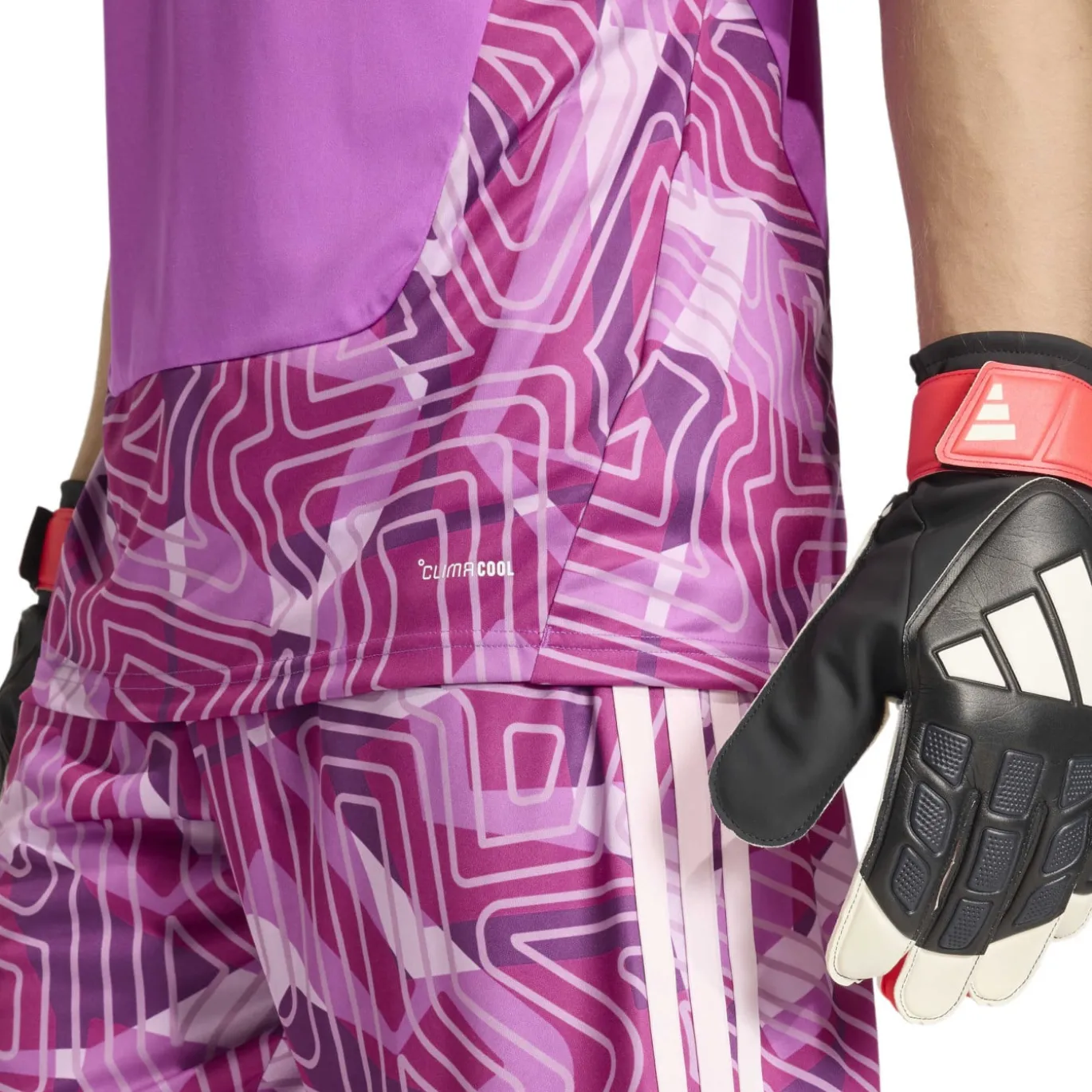 adidas Tiro 26 Competition Keeperstenue Korte Mouwen Roze