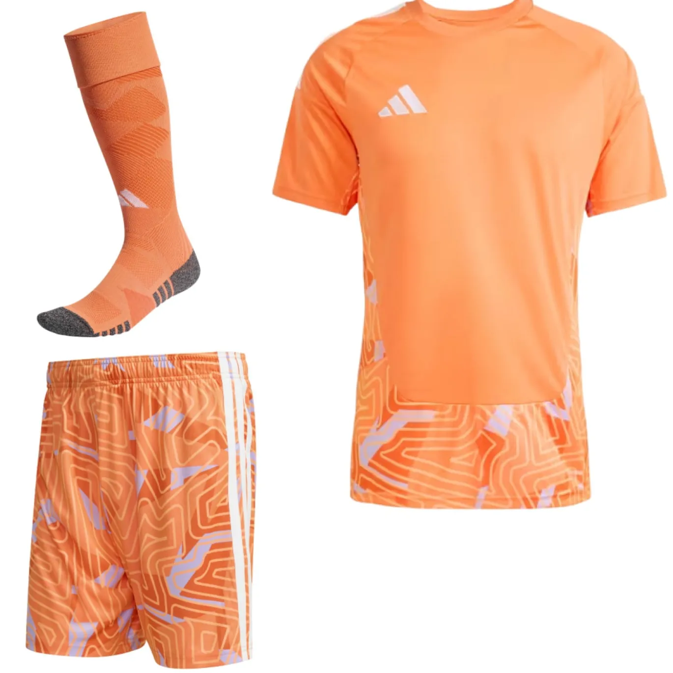 adidas Tiro 26 Competition Keeperstenue Korte Mouwen Oranje