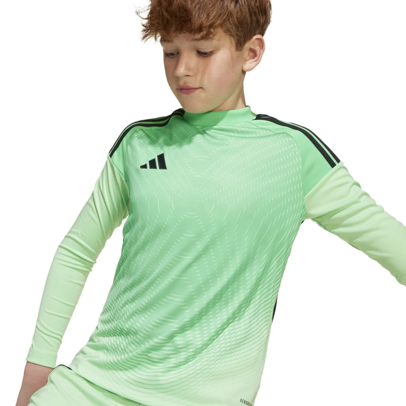 adidas Tiro 25 Competition Keepersshirt Lange Mouwen Kids Groen Zwart