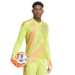adidas Tiro 24 Competition Keepersshirt Lange Mouwen Geel Oranje Groen Roze