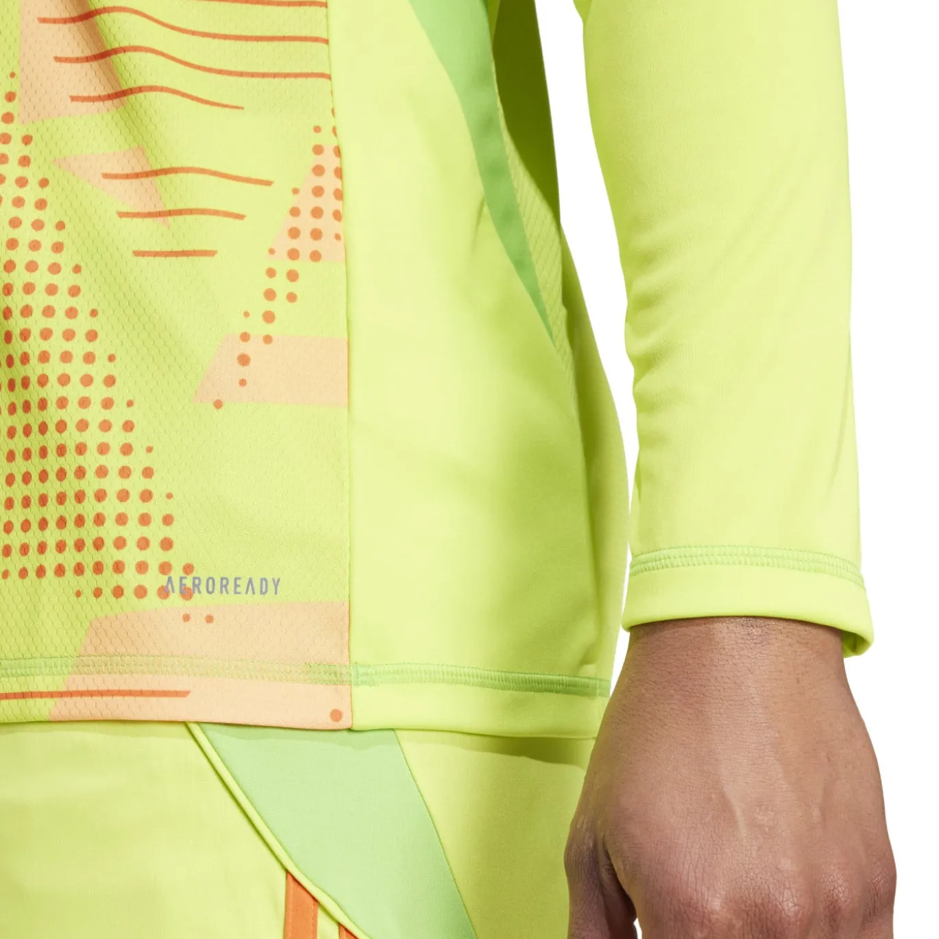 adidas Tiro 24 Competition Keepersshirt Lange Mouwen Geel Oranje Groen Roze