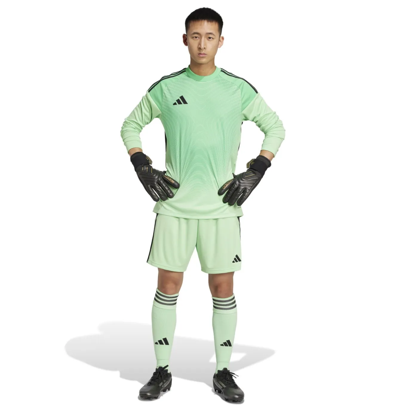 adidas Tiro 25 Competition Keepersshirt Lange Mouwen Groen Zwart