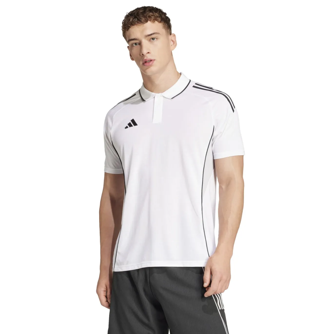 adidas Tiro 25 Competition Polo Trainingsset Wit Zwart