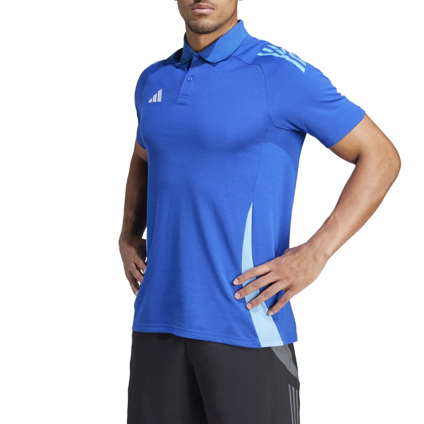 adidas Tiro 24 Competition Polo Trainingsset Blauw Donkerblauw