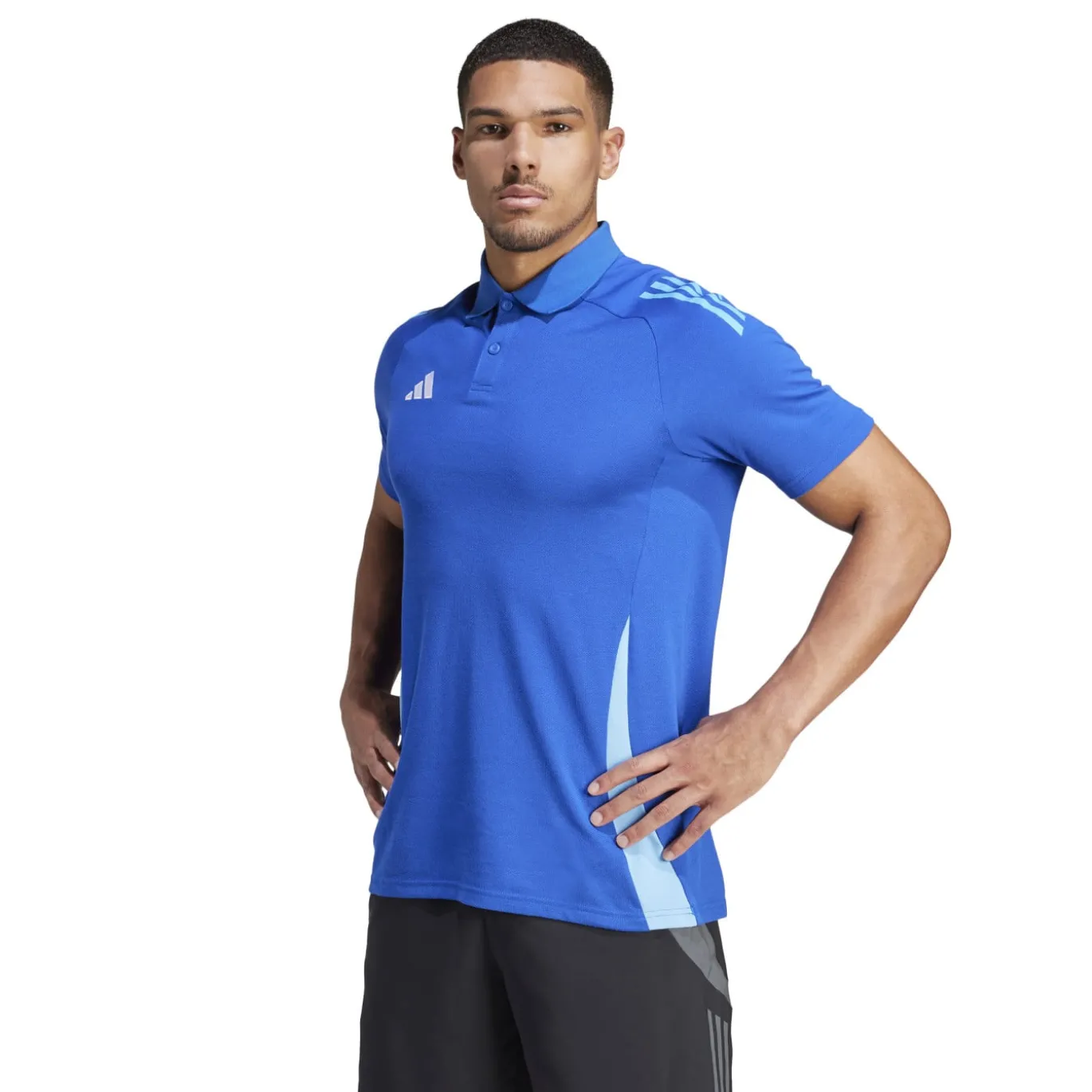 adidas Tiro 24 Competition Polo Trainingsset Blauw Donkerblauw