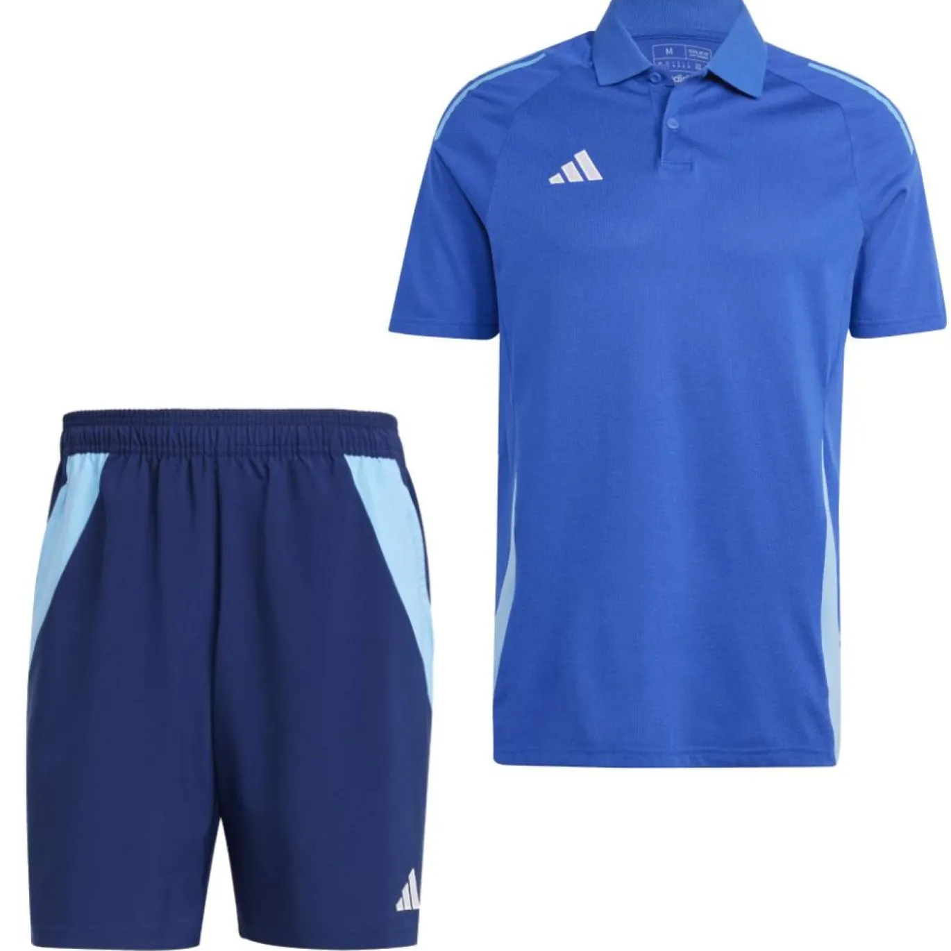 adidas Tiro 24 Competition Polo Trainingsset Blauw Donkerblauw
