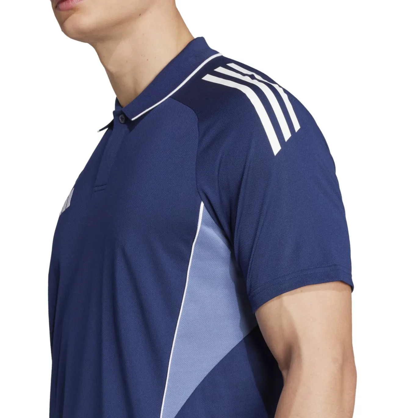adidas Tiro 25 Competition Polo Trainingsset Donkerblauw Lichtblauw