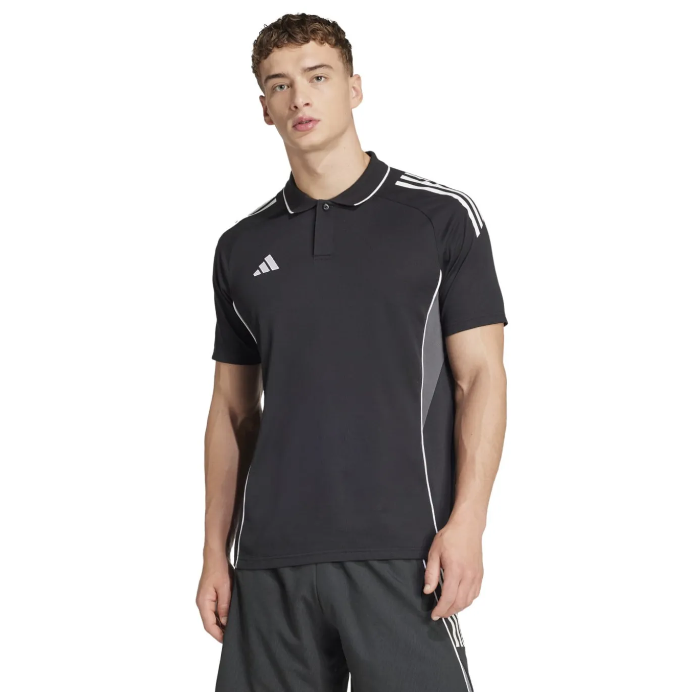 adidas Tiro 25 Competition Polo Zwart Wit