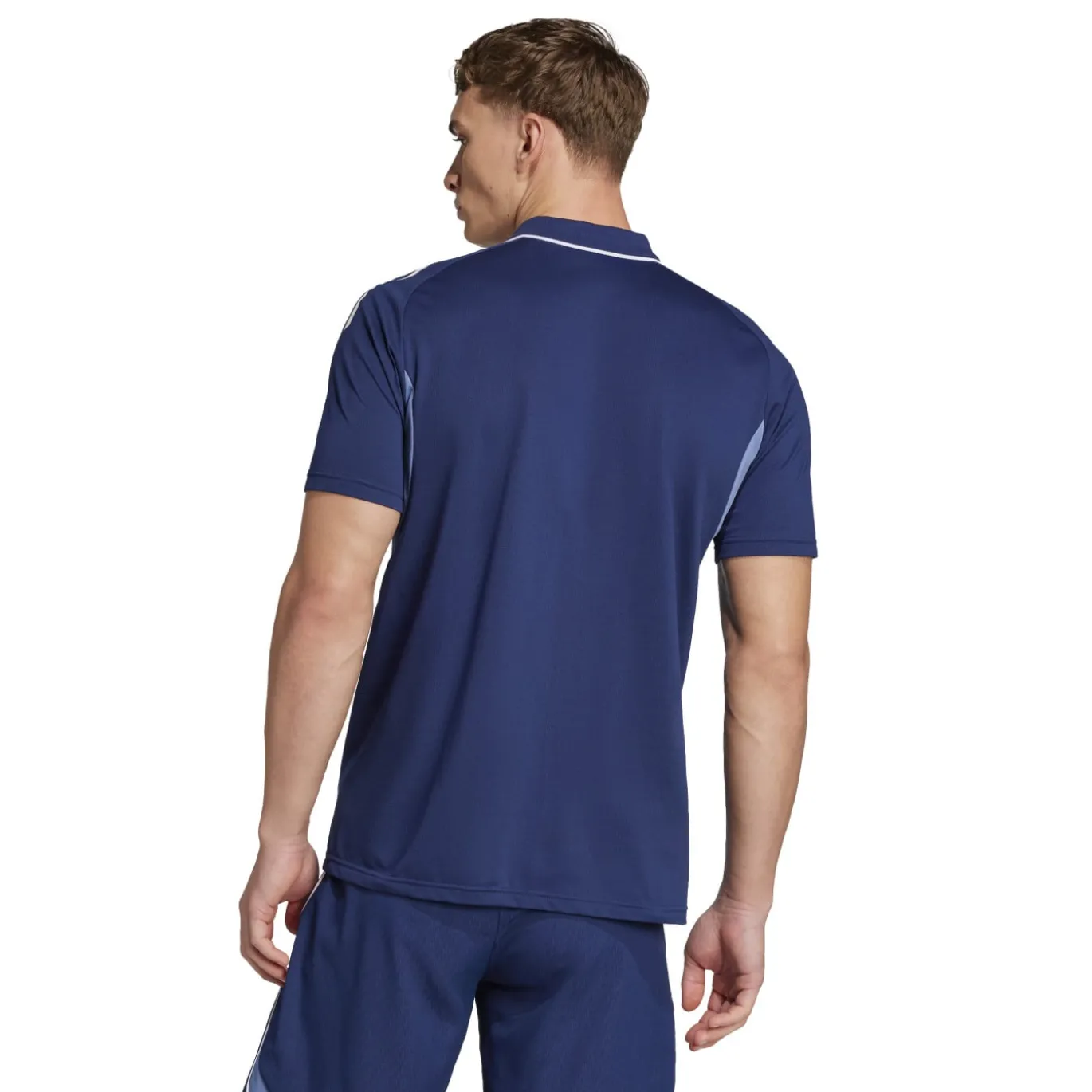 adidas Tiro 25 Competition Polo Donkerblauw Lichtblauw