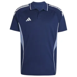 adidas Tiro 25 Competition Polo Donkerblauw Lichtblauw
