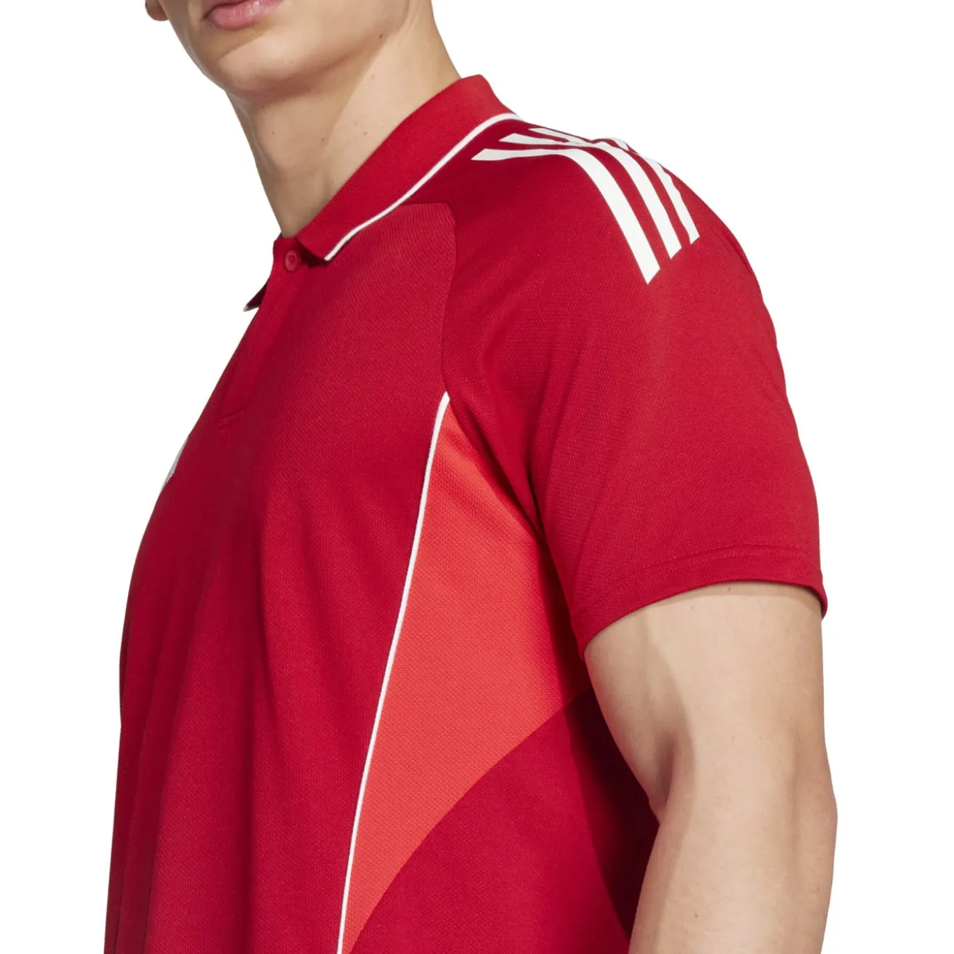 adidas Tiro 25 Competition Polo Rood Lichtrood