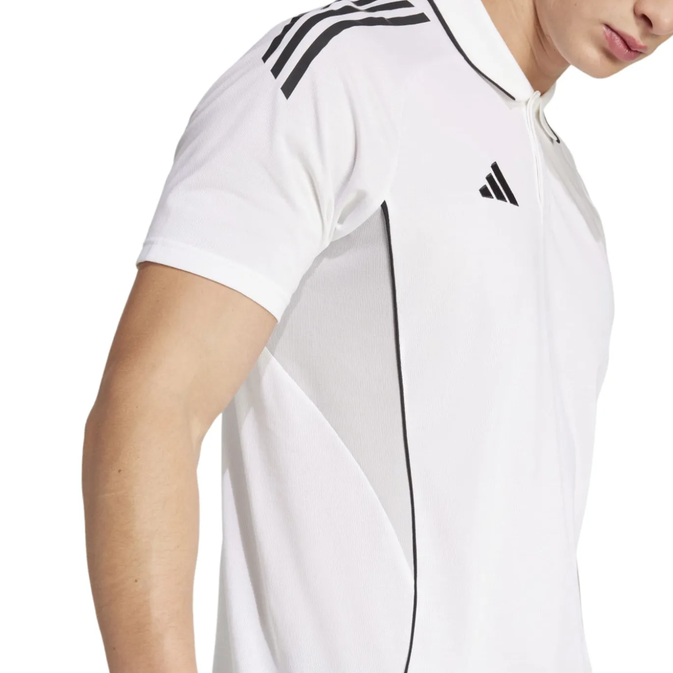 adidas Tiro 25 Competition Polo Wit Zwart