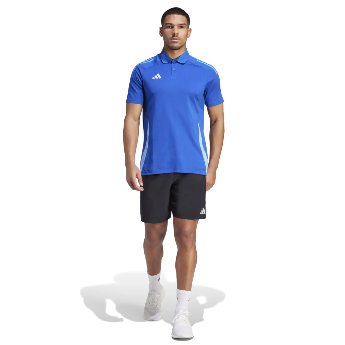 adidas Tiro 24 Competition Polo Blauw Lichtblauw