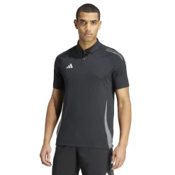 adidas Tiro 24 Competition Polo Zwart Donkergrijs