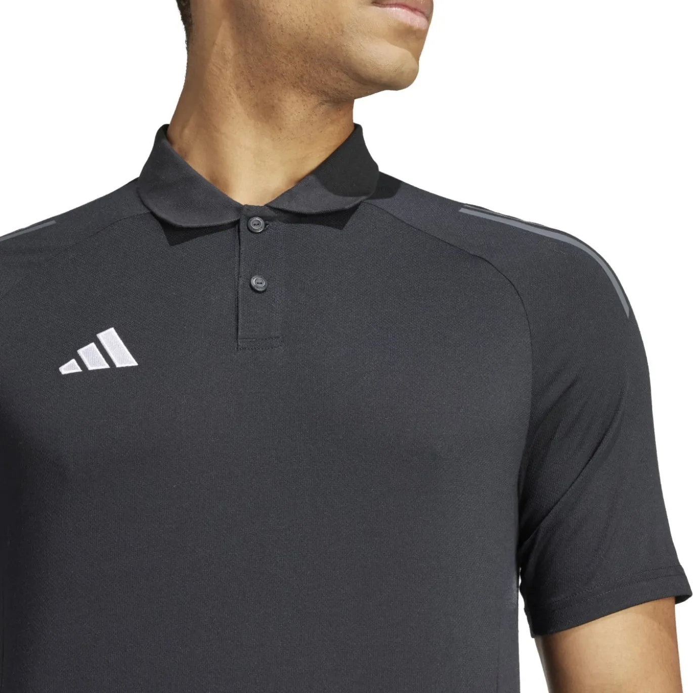 adidas Tiro 24 Competition Polo Zwart Donkergrijs