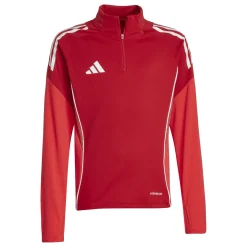 adidas Tiro 25 Competition Trainingspak 1/4-Zip Kids Rood Zwart Grijs