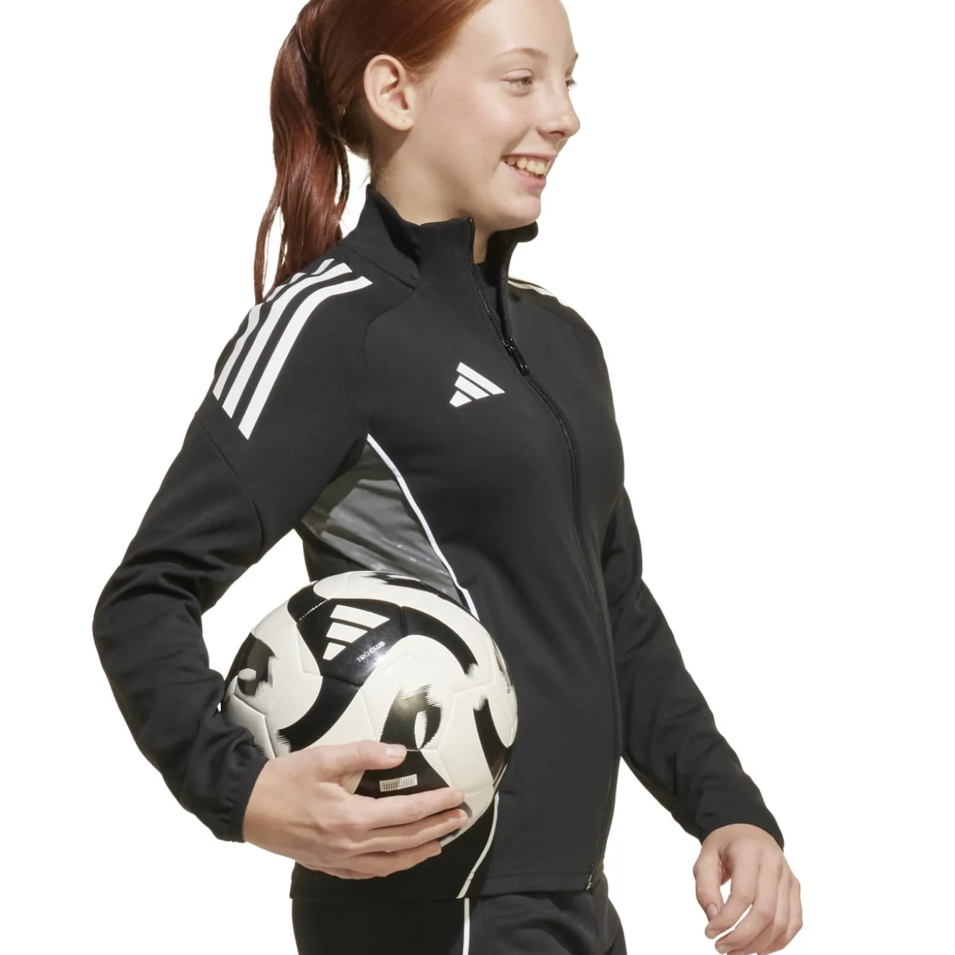 adidas Tiro 25 Competition Trainingspak Full-Zip Kids Zwart Wit Grijs