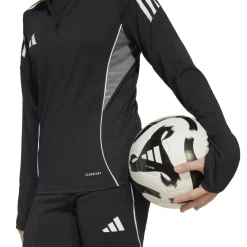 adidas Tiro 25 Competition Trainingspak 1/4-Zip Kids Zwart Wit Grijs