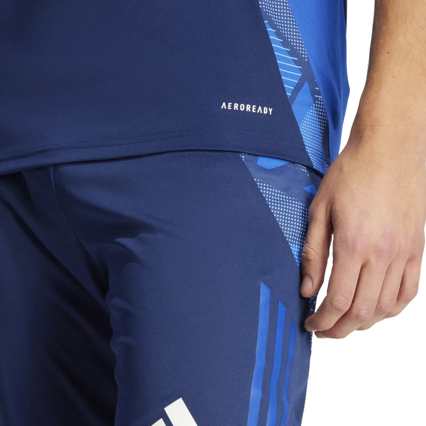adidas Tiro 24 Competition Trainingsset Donkerblauw Blauw Wit