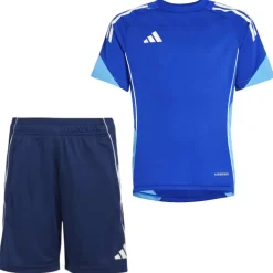 adidas Tiro 25 Competition Trainingsset Kids Blauw Donkerblauw Lichtblauw