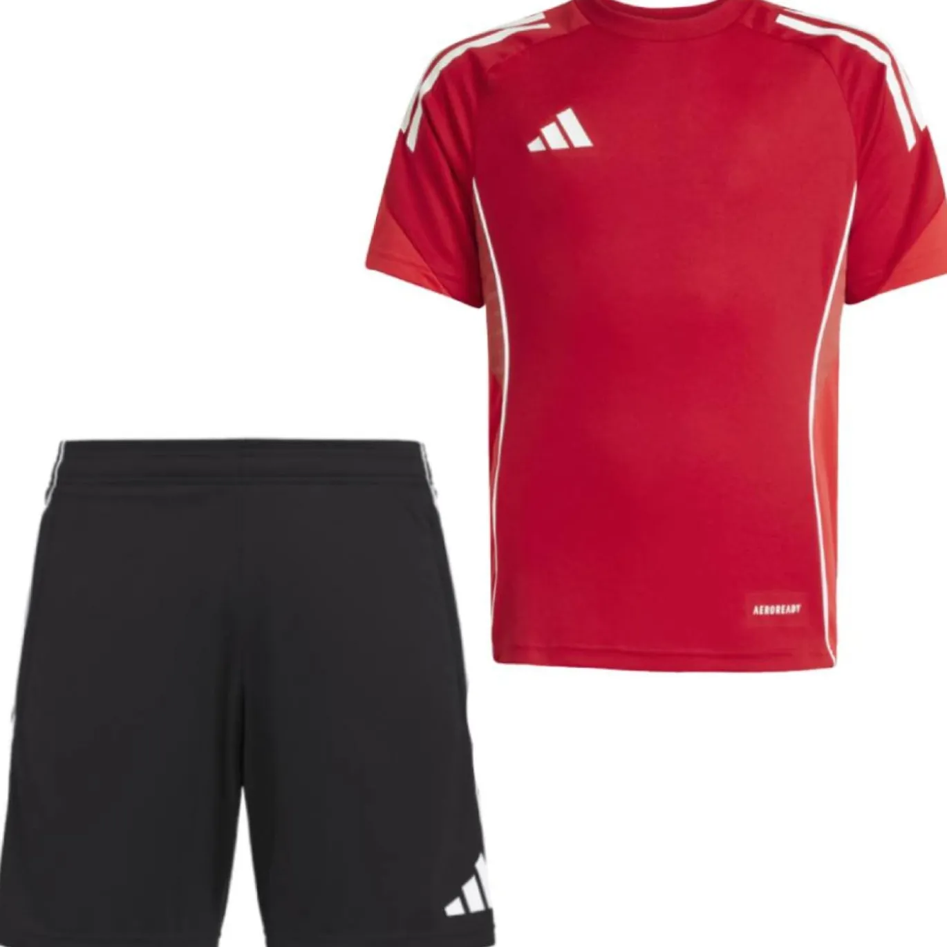 adidas Tiro 25 Competition Trainingsset Kids Rood Zwart Wit