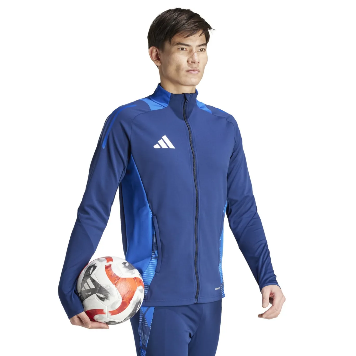 adidas Tiro 24 Competition Trainingspak Full-Zip Donkerblauw Blauw Wit